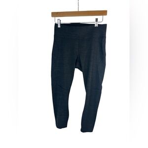 Outdoor voices warm‎ up 3/4 length charcoal gray workout yoga leggings size M